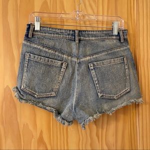 Lunik Pattered Denim Shorts NWT Size Medium.